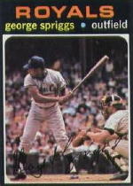 1971 Topps Baseball Cards      411     George Spriggs